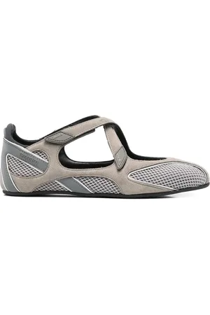 The Attico Skor, Dam, 38 1/2 EU, Läder, Ash Grey Mesh Panel Skor