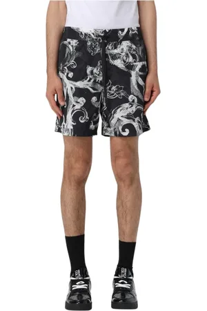 VERSACE Shorts, Herr, S, Barocktryck Badshorts