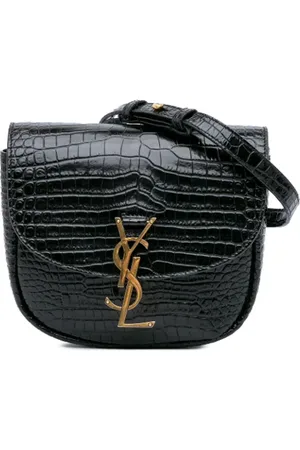 Saint Laurent Pre-owned, Dam, ONE Size, Pre-owned Laeder crossbodyvskor