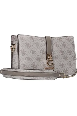 Guess Väska, Dam, ONE Size, Elegant Taupe Axelväska Top Zip