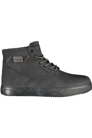 Carrera Skor, Herr, 40 EU, Polyester, Eleganta svarta stövlar med kontrastdetaljer