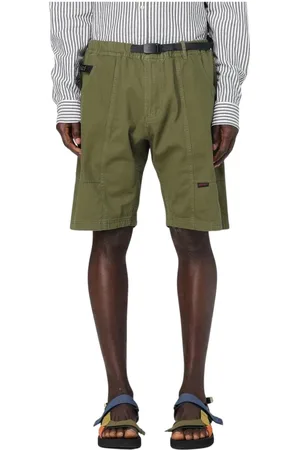 Gramicci Shorts, Herr, L, Bomull, Klättershorts med Webbing Bälte Svart