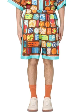 Dsquared2 Shorts, Herr, M, Tropiskt Tryck Siden Shorts