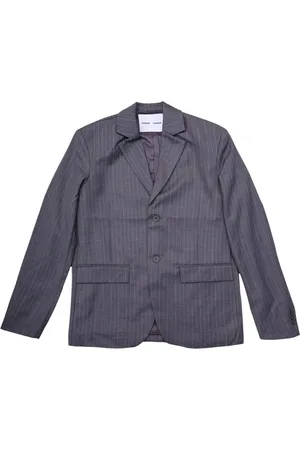 Samsøe Samsøe Jacka, Herr, XL, Grå Pinstripe Blazer