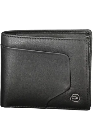 Piquadro Accessoarer, Herr, ONE Size, Läder, Svart Läder Plånbok