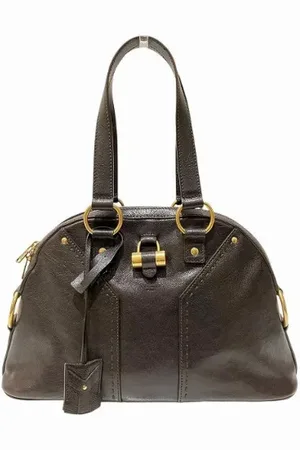 Saint Laurent Pre-owned, Dam, ONE Size, Pre-owned Laeder handvskor