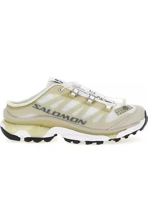 Maison Margiela Skor, Dam, 40 EU, XT Mule 4 Vita/Gröna Terrängskor