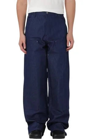 Sky High Farm Byxor, Herr, M, Denim, Blå Wide Leg Denim Byxor
