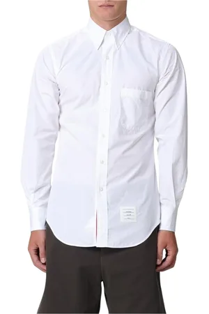 Thom Browne Skjorta, Herr, 2Xl, Bomull, Tidlös Poplin Skjorta