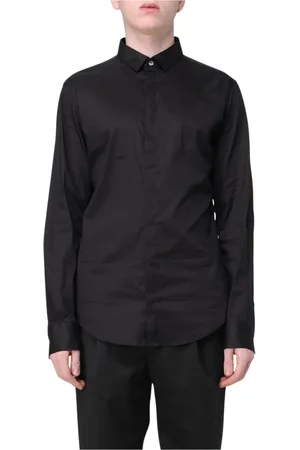 Emporio Armani Skjorta, Herr, M, Bomull, Klassisk Vit Bomullsskjorta