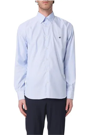 BROOKSFIELD Skjorta, Herr, M, Bomull, Himmelblå Slim Fit Skjorta
