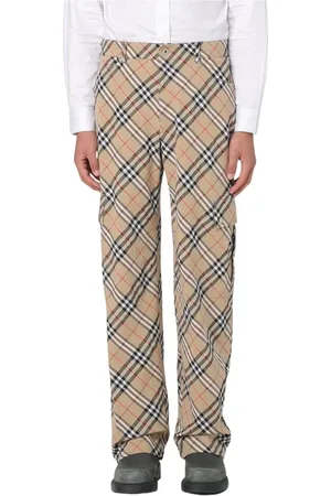 Burberry Byxor, Herr, L, Rutig Cargo Byxor