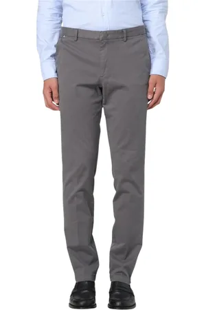 HUGO BOSS Byxor, Herr, XL, Bomull, Modern Slim Fit Grå Byxor