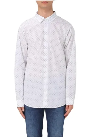 Armani Exchange Skjorta, Herr, S, Klassisk Vit Button-Up Skjorta