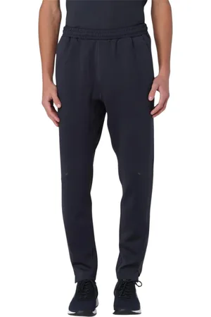 HUGO BOSS Byxor, Herr, M, Slim-Fit Blå Byxor med Bältesöglor