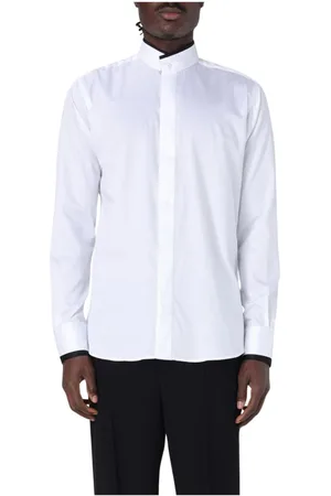 Karl Lagerfeld Skjorta, Herr, 2Xl, Mandarinkrage långärmad skjorta