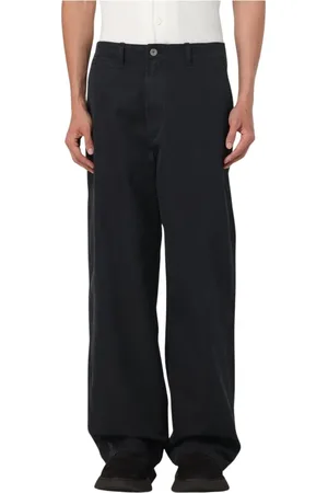 Burberry Byxor, Herr, M, Svarta Wide Leg Byxor