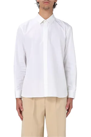 Saint Laurent Skjorta, Herr, 2Xs, Bomull, Svart Poplin Skjorta Elegant Stil