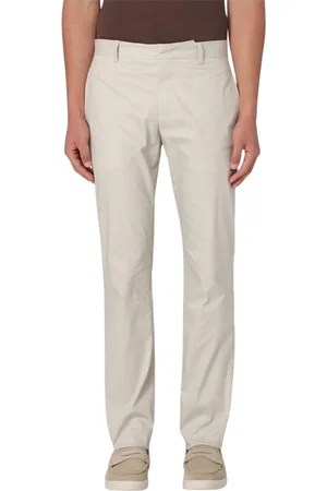 PT Torino Byxor, Herr, M, Bomull, Klassisk Blå Slim Fit Chinos