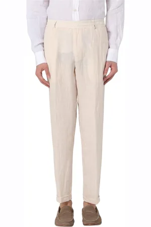 MYTHS Byxor, Herr, XL, Linne, Sand Linne Casual Byxor