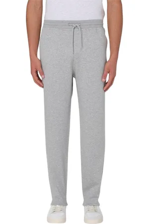 Brunello Cucinelli Byxor, Herr, XL, Läder, Mångsidiga Grå Sweatpants