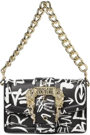 VERSACE Väska, Dam, ONE Size, Läder, Tryckt Crossbody Kedjetaske