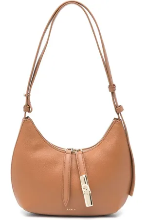 Furla Väska, Dam, ONE Size, Brun Axelväska Med Dragkedja