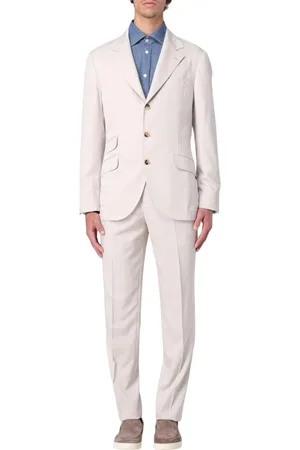 Brunello Cucinelli Kostym, Herr, 2Xl, Tvådelat Kostym Tidlös Elegans