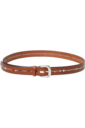 Orciani Accessoarer, Dam, 85 CM, Läder, Brun Läder Dam Bälte