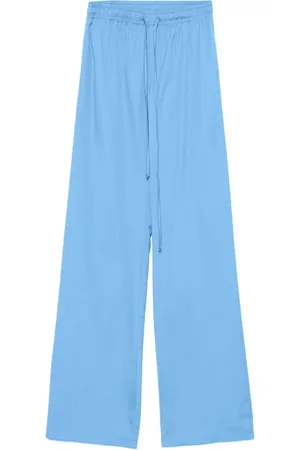 ERMANNO SCERVINO Byxor, Dam, S, Blå Dragsko Byxor