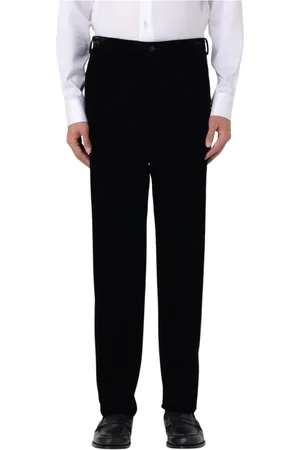 Giorgio Armani Byxor, Herr, L, Svarta Sammetssydda Byxor