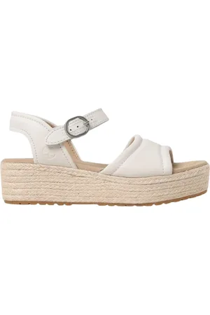 Timberland Skor, Dam, 36 EU, Läder, Läder Platta Sandaler