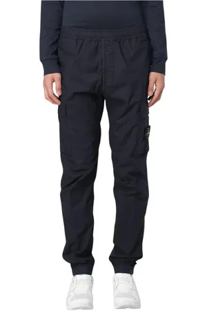 Stone Island Byxor, Herr, W31, Stiliga Cargo Byxor med Fickor