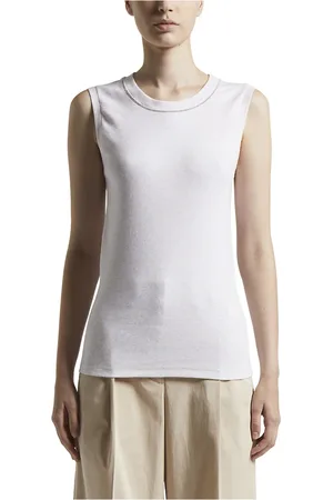 PESERICO SIGN Topp, Dam, 2Xs, Micro rib stretch jersey top