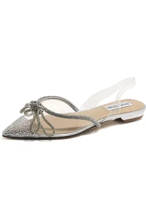 Steve Madden Skor, Dam, 36 EU, Läder, Justi Clear Ballerina Flats