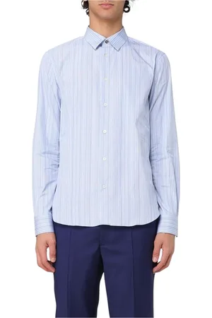 Paul Smith Skjorta, Herr, L, Bomull, Blårandig Skjorta