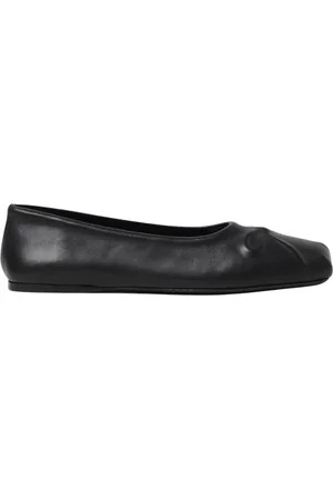 Marni Skor, Dam, 40 EU, Läder, Klassiska Svarta Ballerina Flats