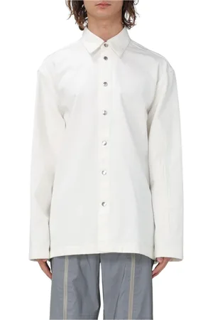 Jil Sander Skjorta, Herr, M, Bomull, Klassisk Vit Bomullsskjorta