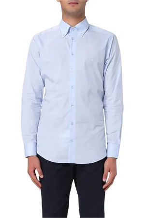 Etro Skjorta, Herr, XL, Bomull, Elegant Vit Långärmad Skjorta