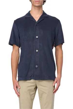 Paul Smith Skjorta, Herr, XL, Bomull, Blå Resort Skjorta för Män