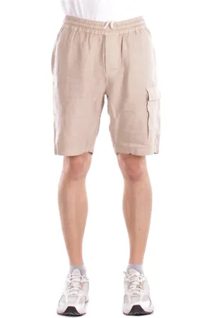 MC2 SAINT BARTH Shorts, Herr, S, Linne, Linne Shorts Dragkedja Fickor