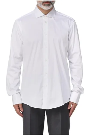 Brian Dales Skjorta, Herr, 2Xl, Bomull, Vit Långärmad Klänningsskjorta