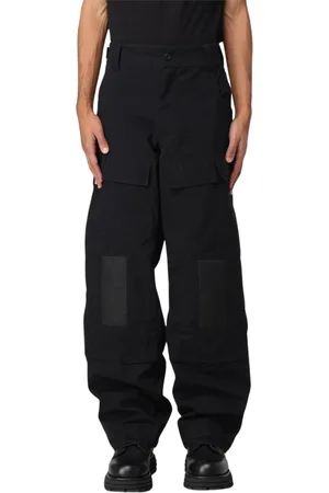 032c Byxor, Herr, L, Bomull, MultiPocket Relaxed Fit Cargo Byxor