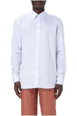 Etro Skjorta, Herr, 2Xl, Blå Paisley Skjorta för Män