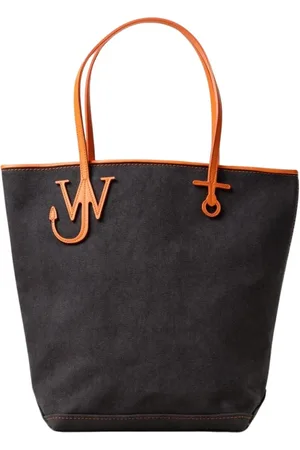 J.W.Anderson Väska, Dam, ONE Size, Läder, Orange Canvas Tote Väska