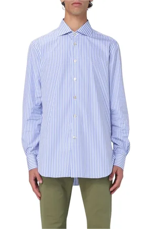 Kiton Skjorta, Herr, 4Xl, Kashmir, Blå V-ringad Kashmirtröja