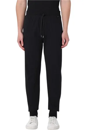 Paul Smith Byxor, Herr, M, Elegant Svart Jersey Byxor