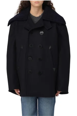 Dsquared2 Kappa, Dam, M, Marinblå Peacoat Elegant Stilren Mångsidig