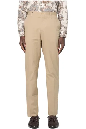 Etro Byxor, Herr, L, Bomull, Klassiska Straight-Leg Byxor