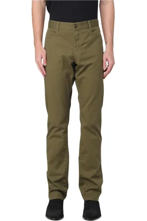Saint Laurent Byxor, Herr, W31, Khaki Casual Byxor Modern Stil